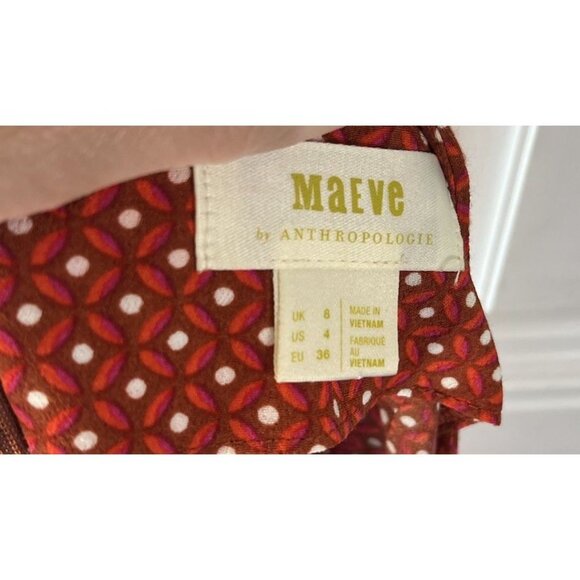 Anthropologie Maeve Printed Jamila Mini Skirt size 4 floral flowers Woman’s - Picture 2 of 7